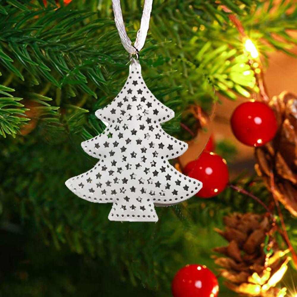 Mặt Dây Chuyền Khắc Chữ Merry Christmas Bằng Kim Loại