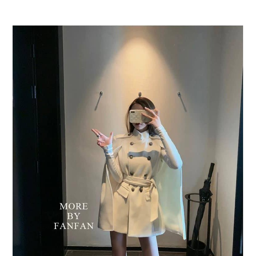 [Mã WAJAN27 hoàn 15% xu đơn 300k] áo dạ hai màu be đen ( áo dạ  | BigBuy360 - bigbuy360.vn