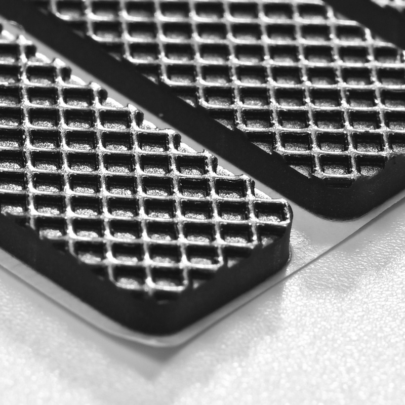 Miếng Dán Chân Bàn Phím Cơ Kelowna Bằng Cao Su Dày Dặn Đáy Chữ Nhật Màu Đen Chống Trượt Chống Mài Mòn