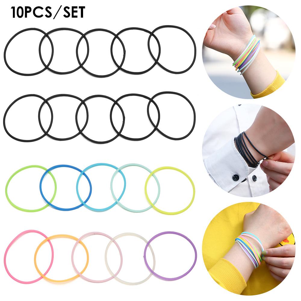 Vòng Tay Dây Silicone Đơn Giản Nhiều Màu Sắc