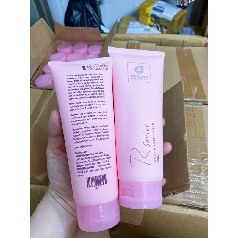 Kem/Sữa Dưỡng Thể Trắng Da Toàn Thân Hương Nước Hoa Thái Lan Rseries Hand and Body Lotion 200ml