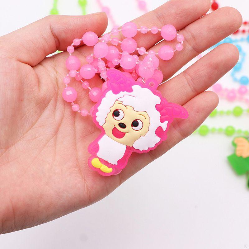 IU Kids Girl Party Flashing Jelly LED Cartoon Peacock Ring Hair Pin Whistle Party Birthday Gifts