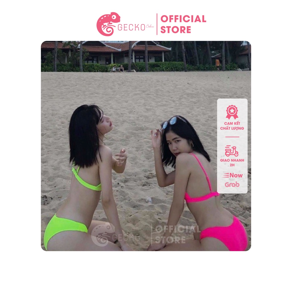 Bikini Đồ Bơi 2 Mảnh Tam Giác 2 Dây Quần Chữ V GK0213 (Ảnh Thật)