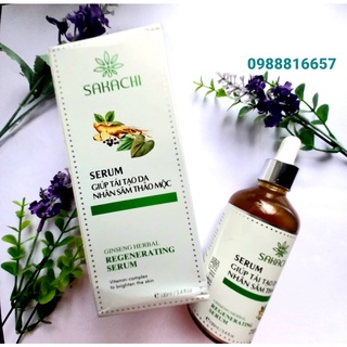 Serum giúp tái tạo da nhân sâm thảo mộc sakachi 100ml