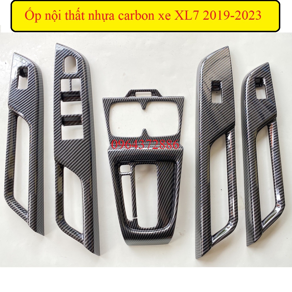 Ốp nội thất cacbon nhựa Suzuki XL7 2019-2023