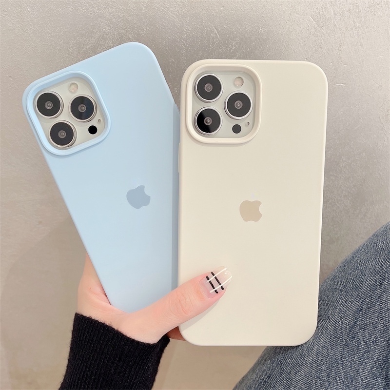 iPhone 13 Pro Max Ốp điện thoại silicon chống sốc màu trắng cổ điển cho Iphone 13 12 11 Pro Max Ix Xs Max Xr Se2 Iphone 6 6s 7 8 Plus | WebRaoVat - webraovat.net.vn