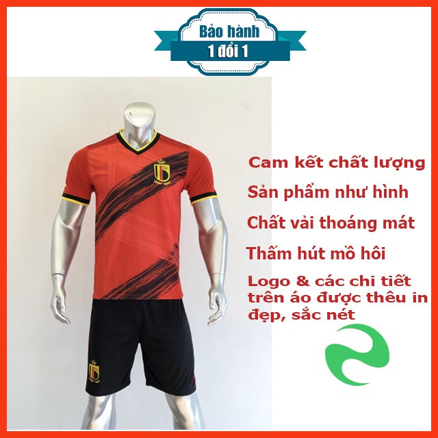 Áo Đấu Đội Tuyển BỈ 2020-21 MÀU ĐỎ !
