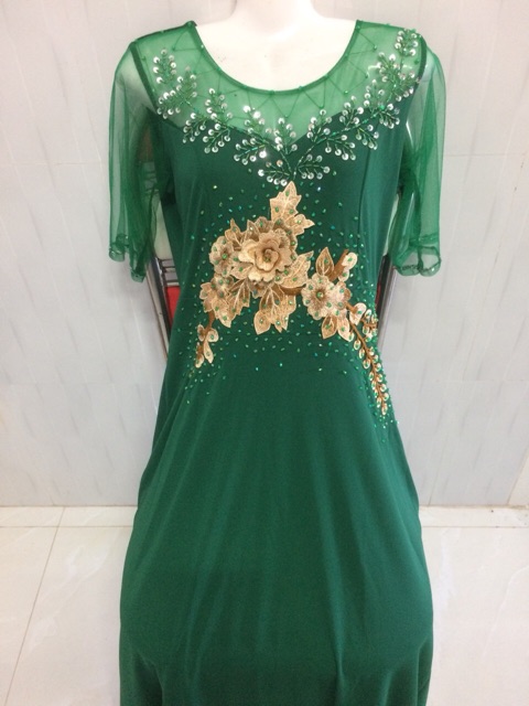 Đầm dạ hội trung niên form lửng BN12