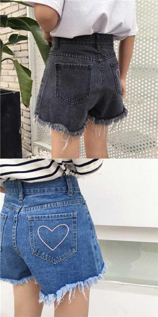 Quần shorts jean Hàn Quốc