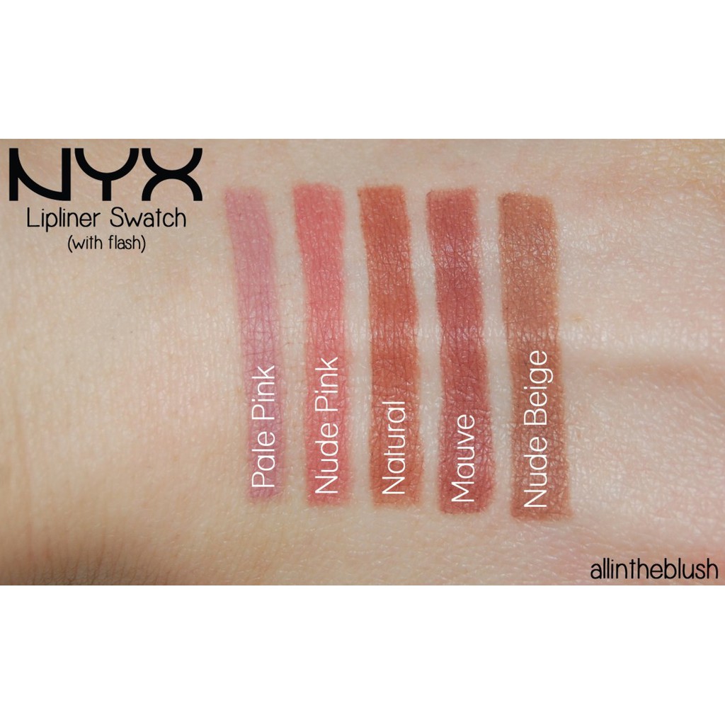 (Hàng Anh) Chì kẻ môi NYX Professional Makeup Slim Lip Liner (Various Shades) | BigBuy360 - bigbuy360.vn