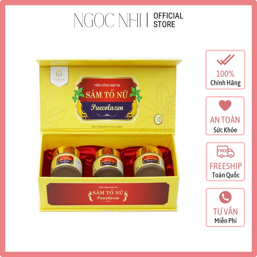 SÂM TỐ NỮ PUCOLAZEN - Hộp 45 Viên