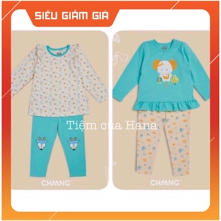 Đồ bộ trẻ em [chính hãng CHAANG] mặc ngủ ban đêm cực xinh cho bé gái