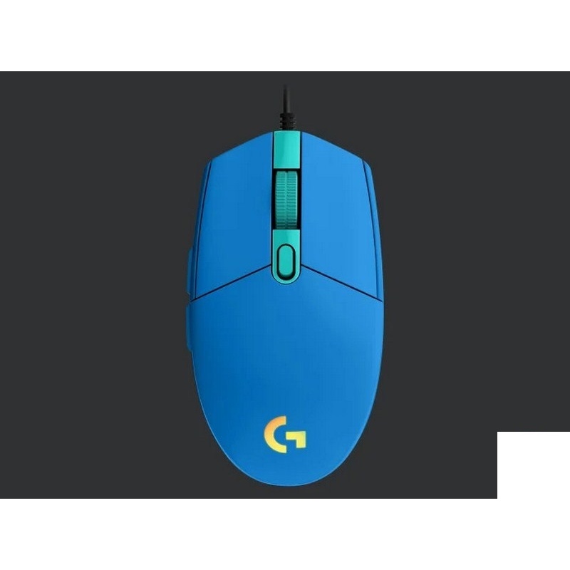 CHUỘT Mouse LOGITECH G203 Lightsync RGB Gaming Blue/Violet Chính hãng. VI TÍNH QUỐC DUY