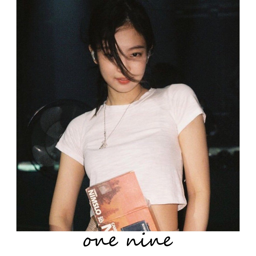 Áo thun nữ croptop body Jennie BLACKPINK Sexy Slim Crop Top T-Shirt Tops