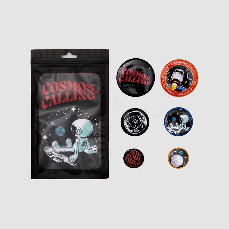 Bộ sưu tập huy hiệu 21ST URBAN MSC&amp;F COSMOS CALLING PIN SET