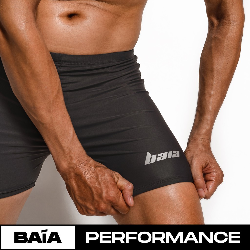 Quần bơi nam - BAÍA Performance - Màu xám