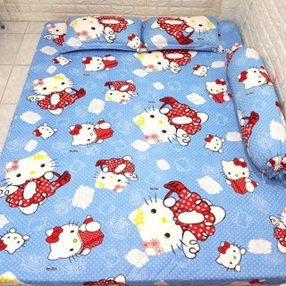 Bộ drap thun hàn quốc kitty 4 món .