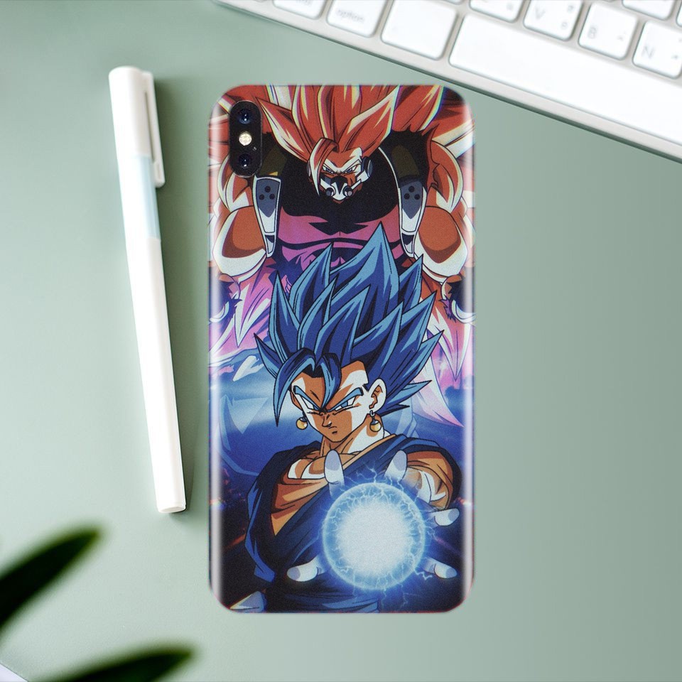 Miếng Dán Skin Điện Thoại ❤️ In Hình Goku Gogeta Blue Cho Iphone 6/ 7/ 8/ X/ XS/ 11/ 11 Pro Max Và Các Dòng Máy Android