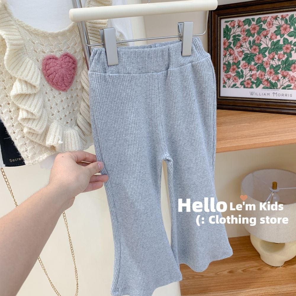 Hàng Mới Về [Hàng Mới Về] Quần Dài Ống Loe Ôm Dáng Phong Cách Phương Tây Dễ Phối Đồ Phong Cách Hàn Quốc Cho Nữ