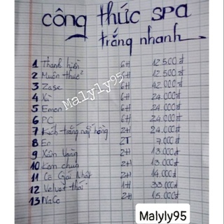 CÔNG THỨC SPA TRẮNG NHANH