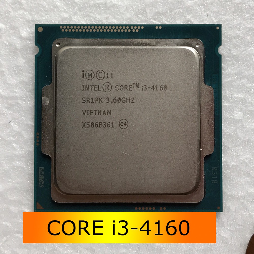 CPU Intel Core i3 4130//4150//4160//4170 Socket 1150 Chính Hãng - Hãng Bảo hành 3 Tháng 1 đổi 1-Có tặng keo tản nhiệt | BigBuy360 - bigbuy360.vn