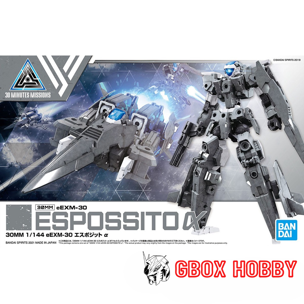Mô hình 30MM eEXM-30 Espossito Alpha Bandai