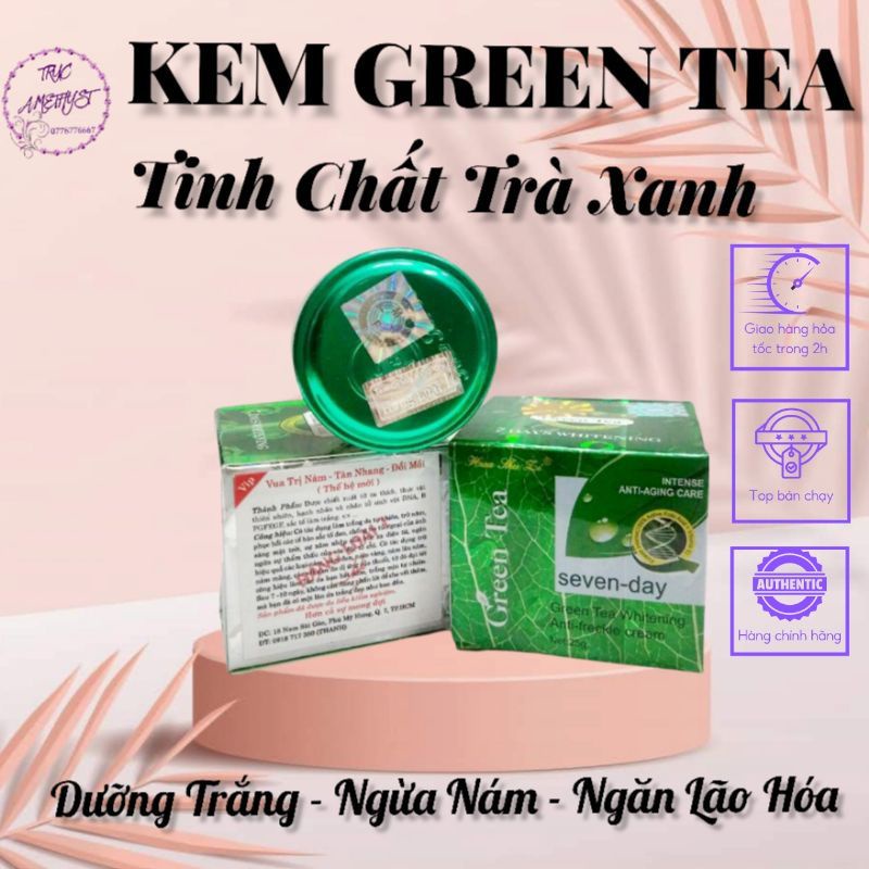 KEM NGỪA NÁM TÀN NHANG ĐỒI MỒI GREEN TEA