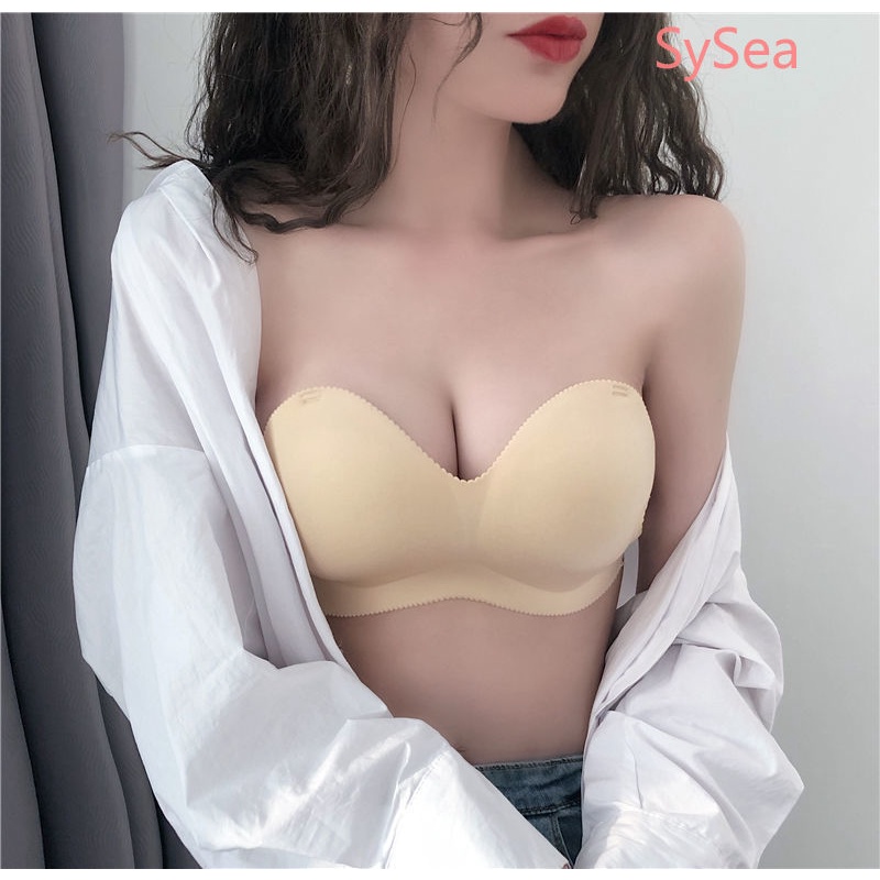 Áo Ngực Không Dây Màu Sắc Đơn Giản Quyến Rũ Cho Nữ