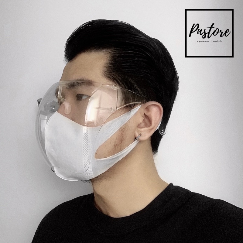Kính bảo hộ Face Shield che full mặt, kính chống giọt bắn, chống bụi an toàn chính hãng