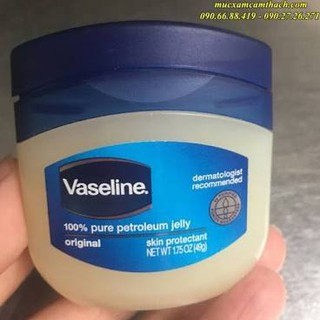 Sáp dưỡng ẩm chống nứt nẻ Vaseline 100% Pure Petroleum Jelly 49g ( chuẩn Mỹ)