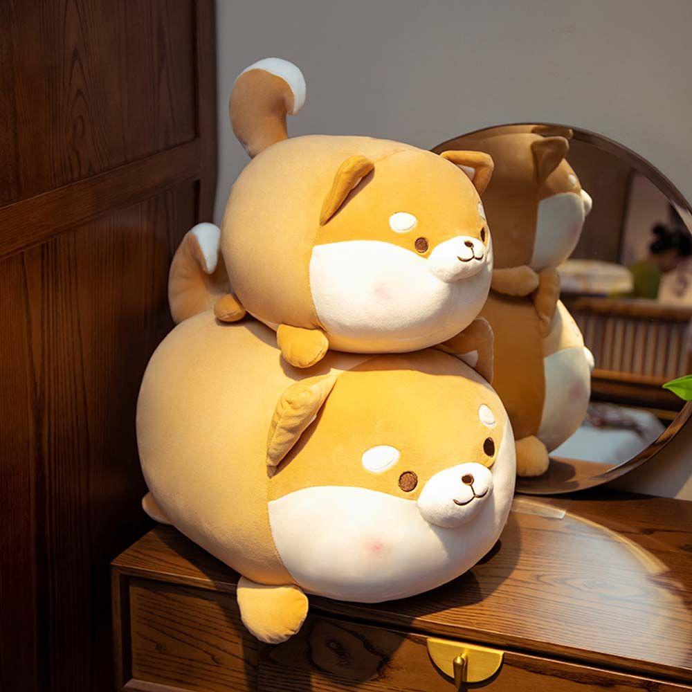 Chó Corgi Nhồi Bông Mềm Mại Đáng Yêu REBUY1