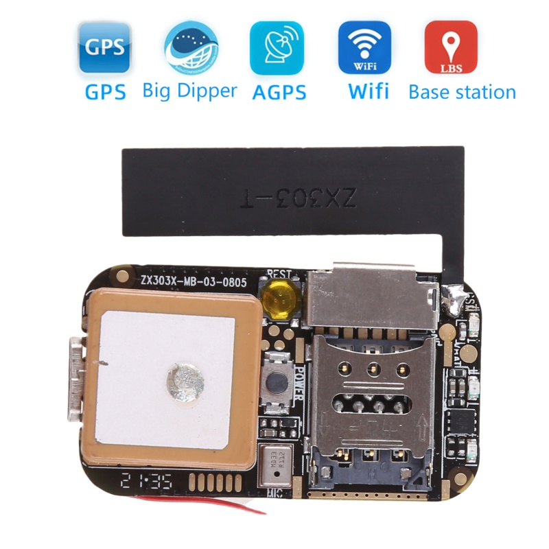 Thiết Bị Định Vị GPS Mini SOS Thời Gian Thực Cho Xe Hơi Xe Tải Trẻ Em