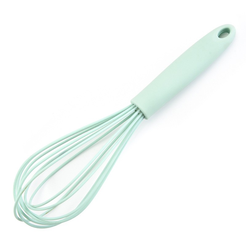 [Whisk eggs] - Dụng cụ đánh trứng cầm tay- phới lồng đánh trứng làm bánh khuấy bột bằng silicon màu hồng/xanh pastel