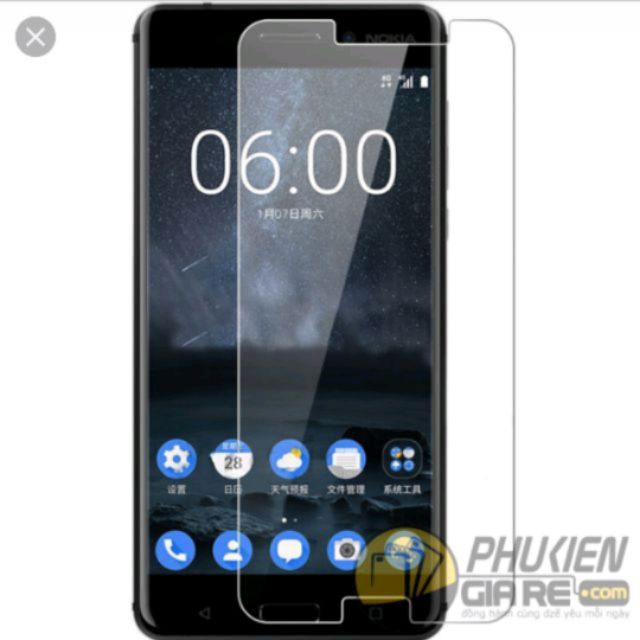 Bộ 3 tấm dán kính 9H cho Nokia 5 trong suốt