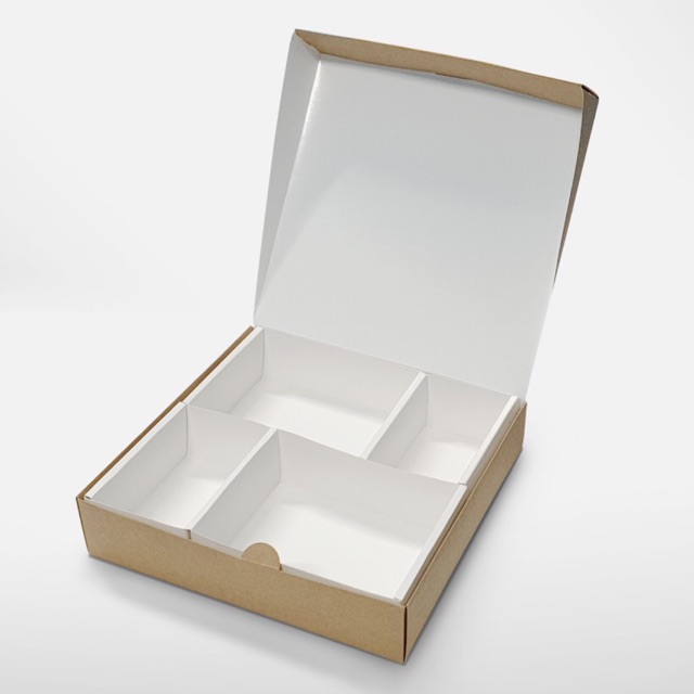 Hộp cơm giấy 4 ngăn