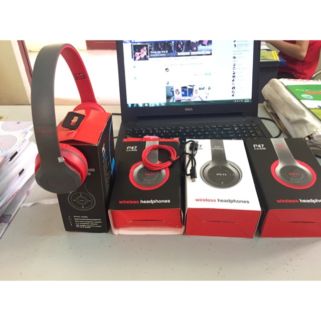 Tai nghe Bluetooth có khe cắm thẻ nhớ (P47)