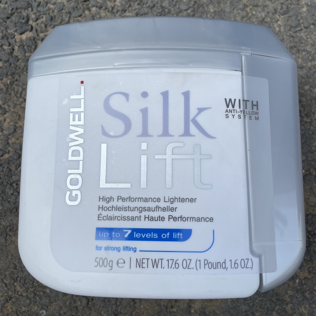 Combo tẩy và oxy Silk Lift Goldwell High Performance Lightener 500gr/750ml