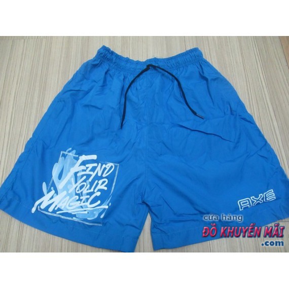 Quần đùi lưng thun cho nam AXE màu xanh