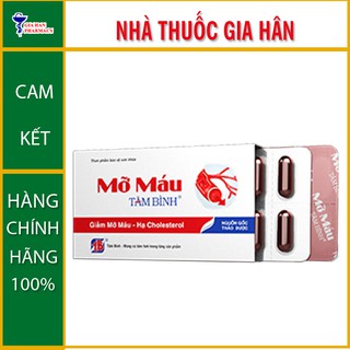 Viên Uống Mỡ Máu Tâm Bình giảm nguy cơ gan nhiễm mỡ - Gia Hân