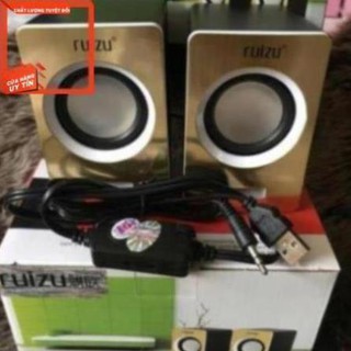 LOA VI TÍNH 2.0 RUIZU RS-610 ÂM THANH CỰC HAY.