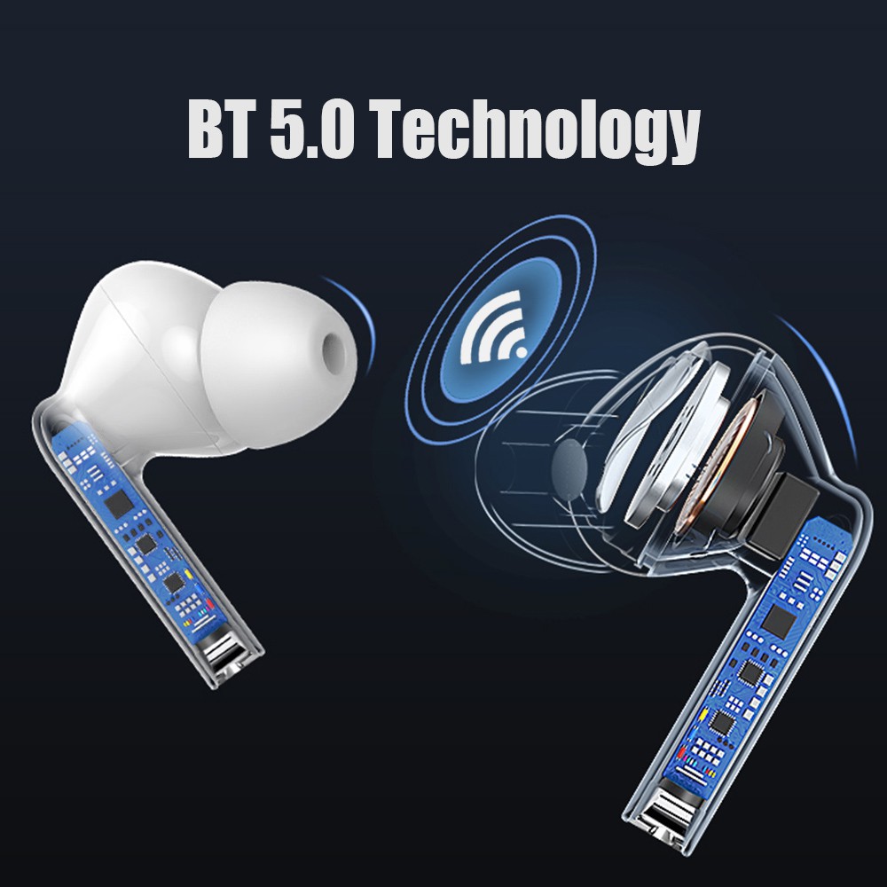 Tai nghe nhét tai không dây bluetooth Lenovo Xt90 Tws chống nước Ipx5 tích hợp micro cho Android IOS