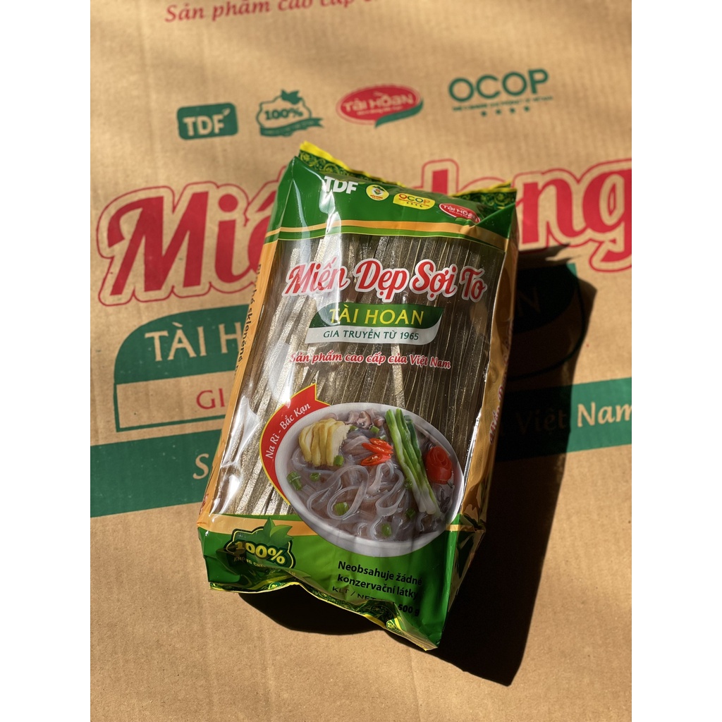 Miến Dong Tài Hoan ăn lẩu sợi to loại 500g