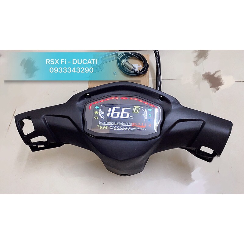 TRỌN BỘ BỢ CỔ WAVE RSX 2014-2020  CHẾ ĐH ĐIỆN TỬ DUCATI MẪU MỚI