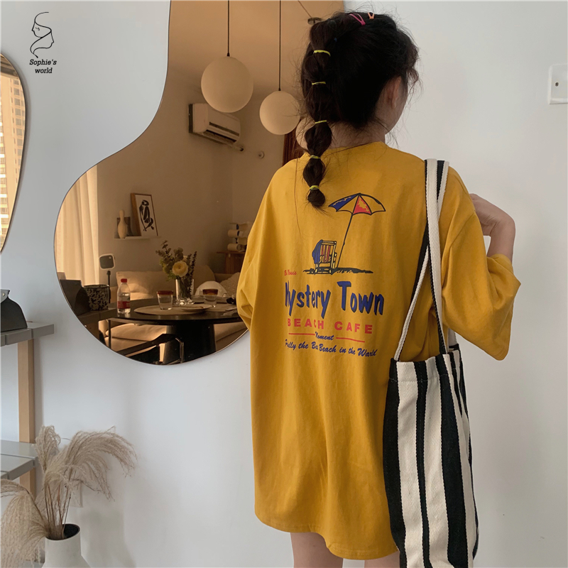 Áo Thun Nữ Oversized In Hoạ Tiết Xu Hướng