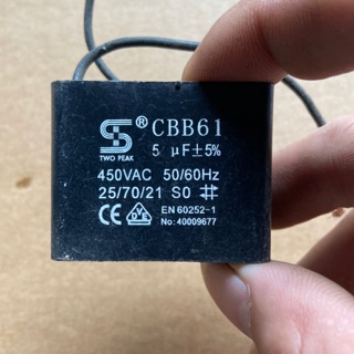 Tụ 5uf 450VAC Cho quạt điều hoà