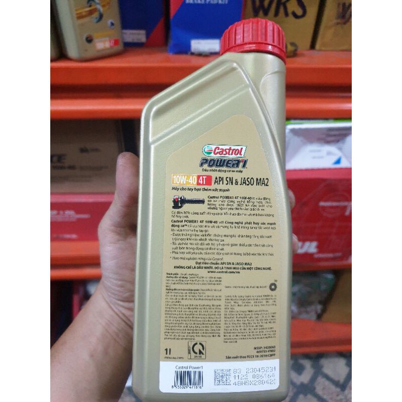 Nhớt xe số Castrol Power chính hãng.1l