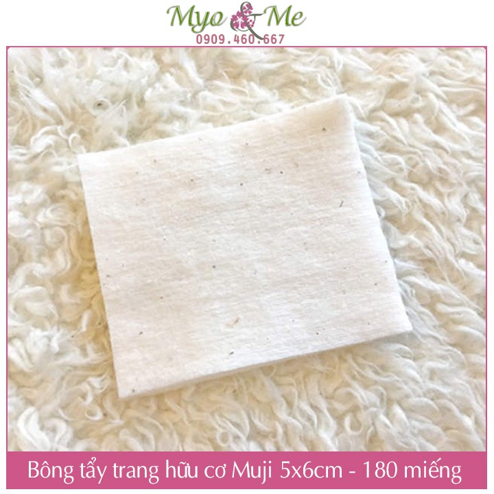 Bông tẩy trang hữu cơ Muji