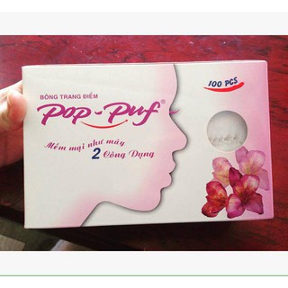 Bông tẩy trang Pop-Puf 100 miếng
