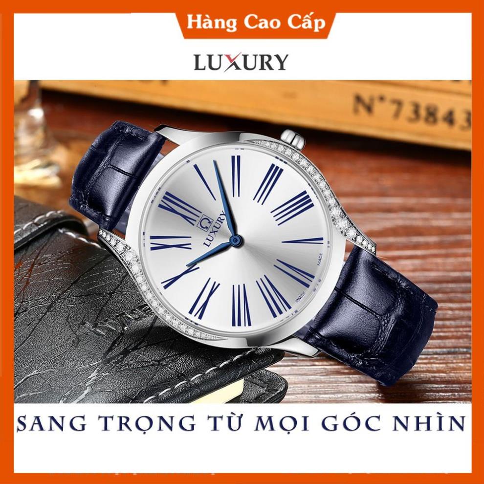 Đồng hồ Nữ LUXURY OME - Dây Da Thật Cao Cấp - Tặng Kèm Pin ĐH Dự Phòng - Bảo Hành 12 Tháng Toàn Quốc | BigBuy360 - bigbuy360.vn