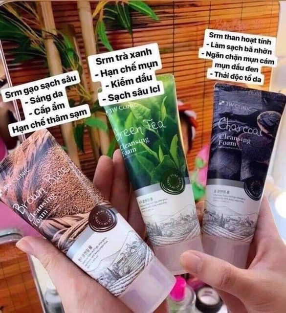 Sữa rửa mặt 3W Clinic Foam Cleansing - Hàn Quốc